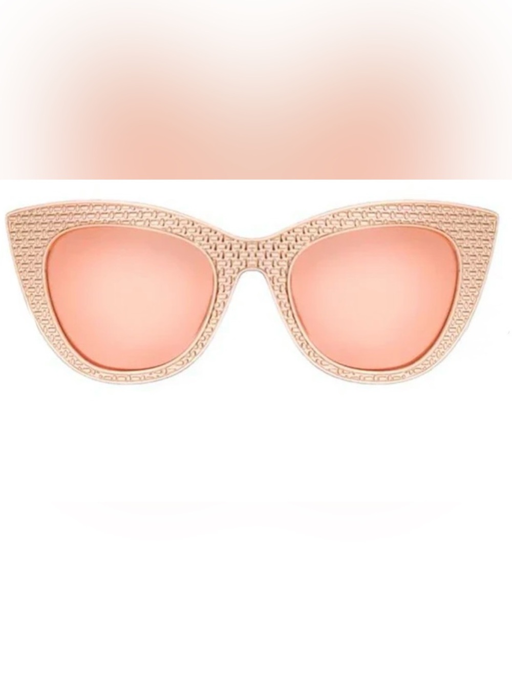 Topfoxx Cat-Eye Sunglasses in Rose Gold